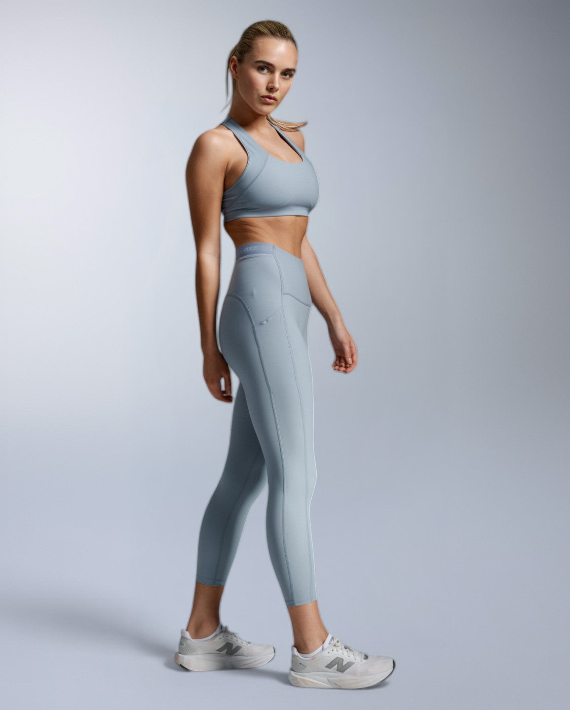 2xu-form-stash-hi-rise-7-8-tights-damen-blau-kompression image 6