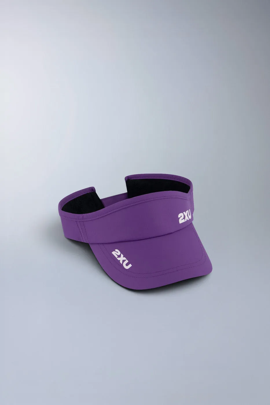 2xu-aero-run-visor-laufvisor-purple-flash-verstellbar image 1