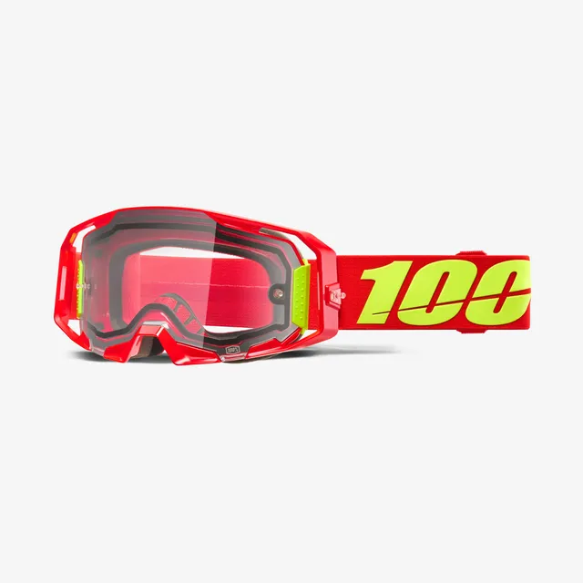 100-armatic-enduro-moto-motobrille-rot-dual-pane-clear-glas image 1