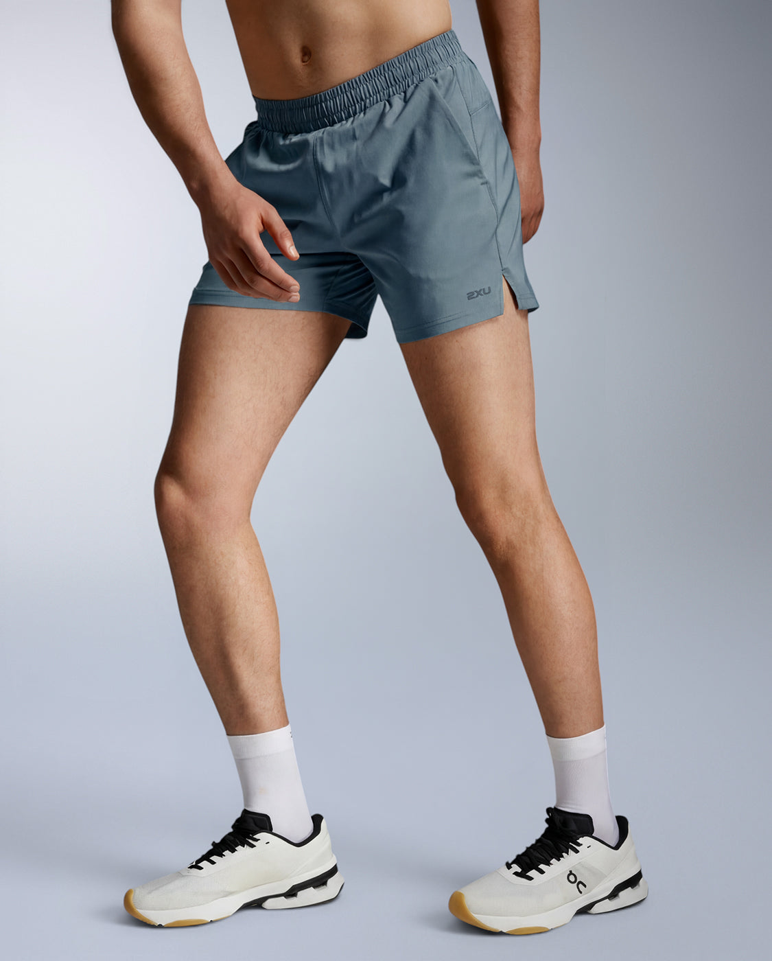 2xu-aero-5-inch-shorts-laufshorts-blue-shade-atmungsaktiv image 2
