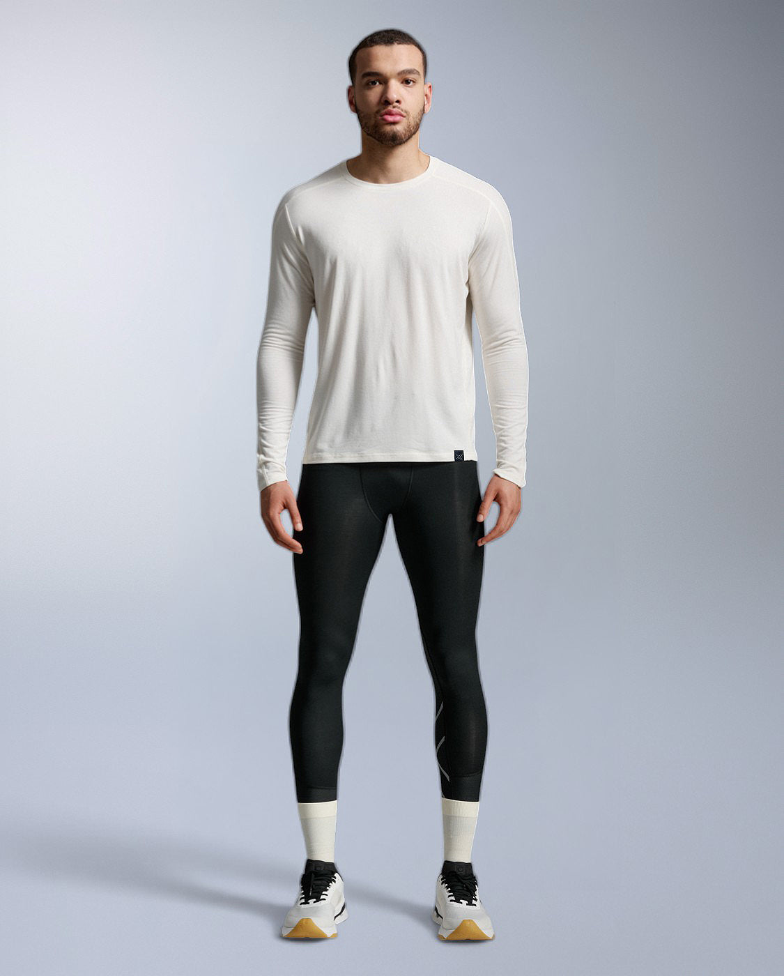 2xu-ignition-wool-langarmshirt-chalk-chalk image 4