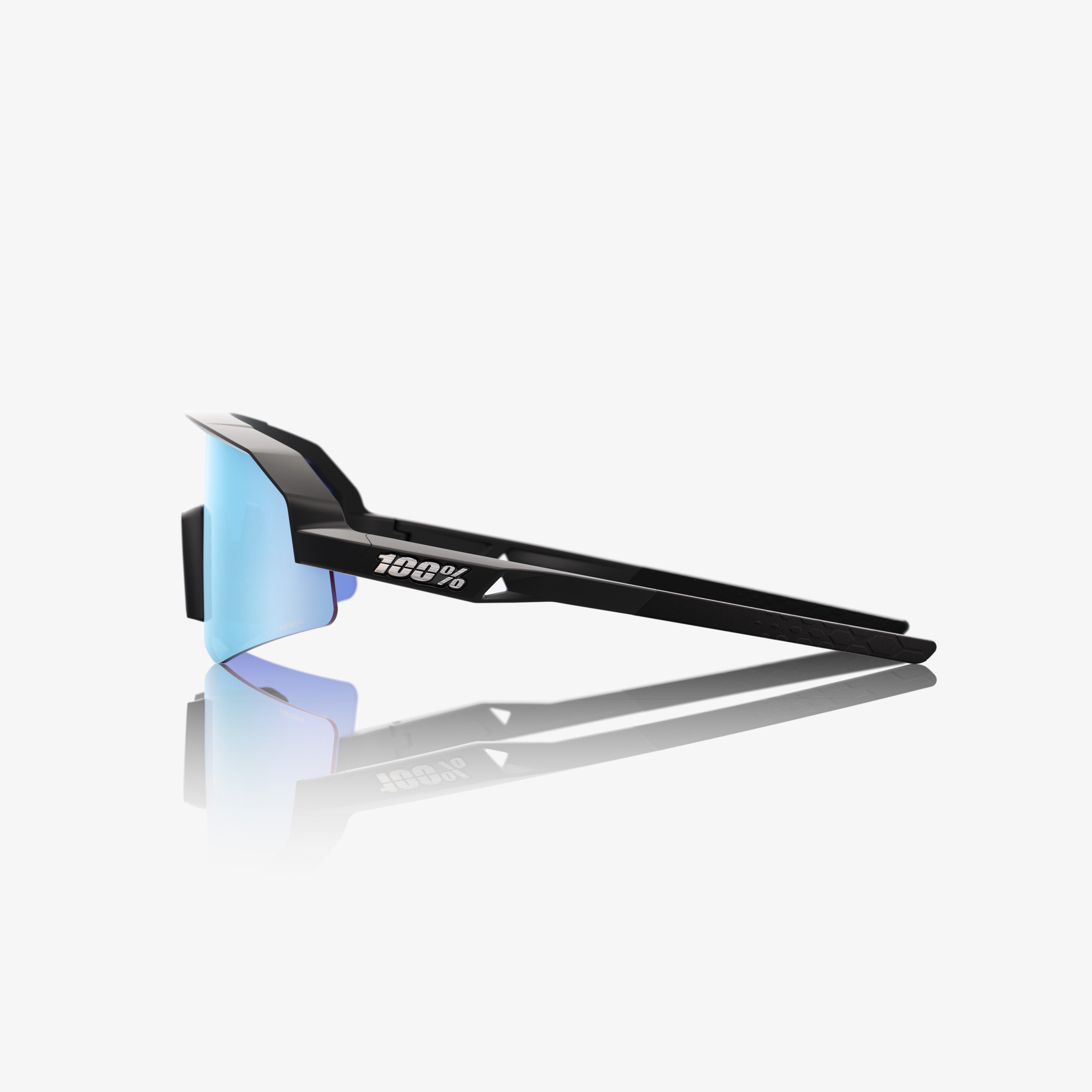 100-slendale-youth-sonnenbrille-matte-black-hiper-blue image 3