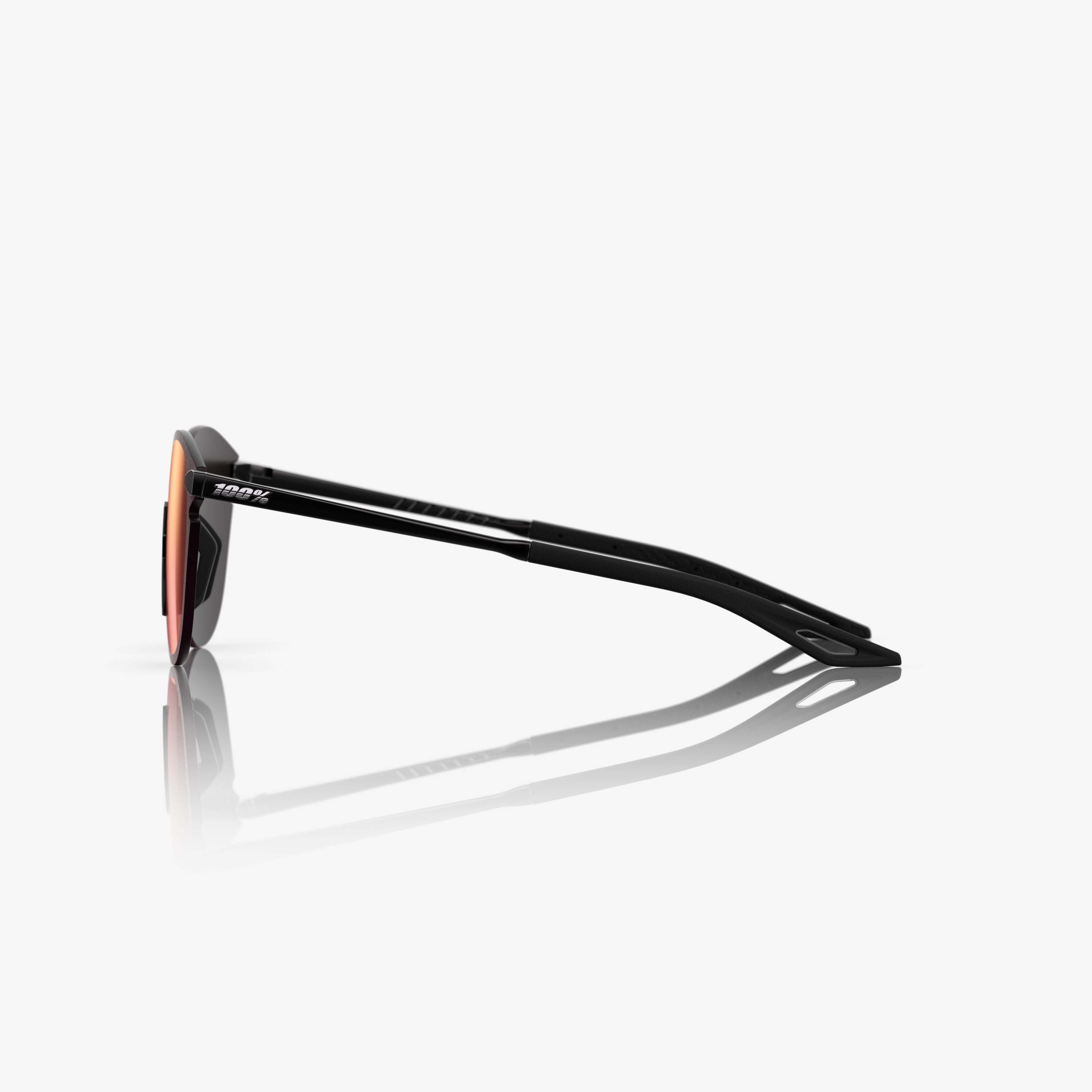 100-legere-round-sonnenbrille-polished-black-brown-red-gradient image 3