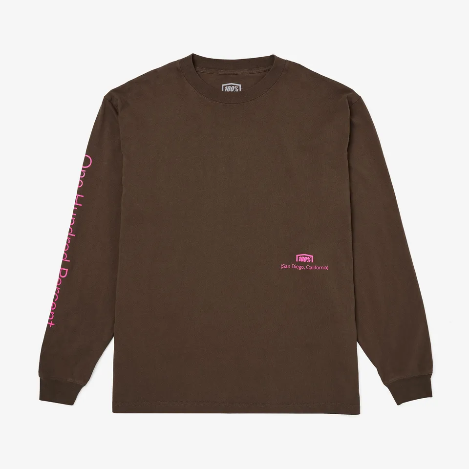 100-terra-longsleeve-chocolate-langarmshirt-oversized-unisex image 1