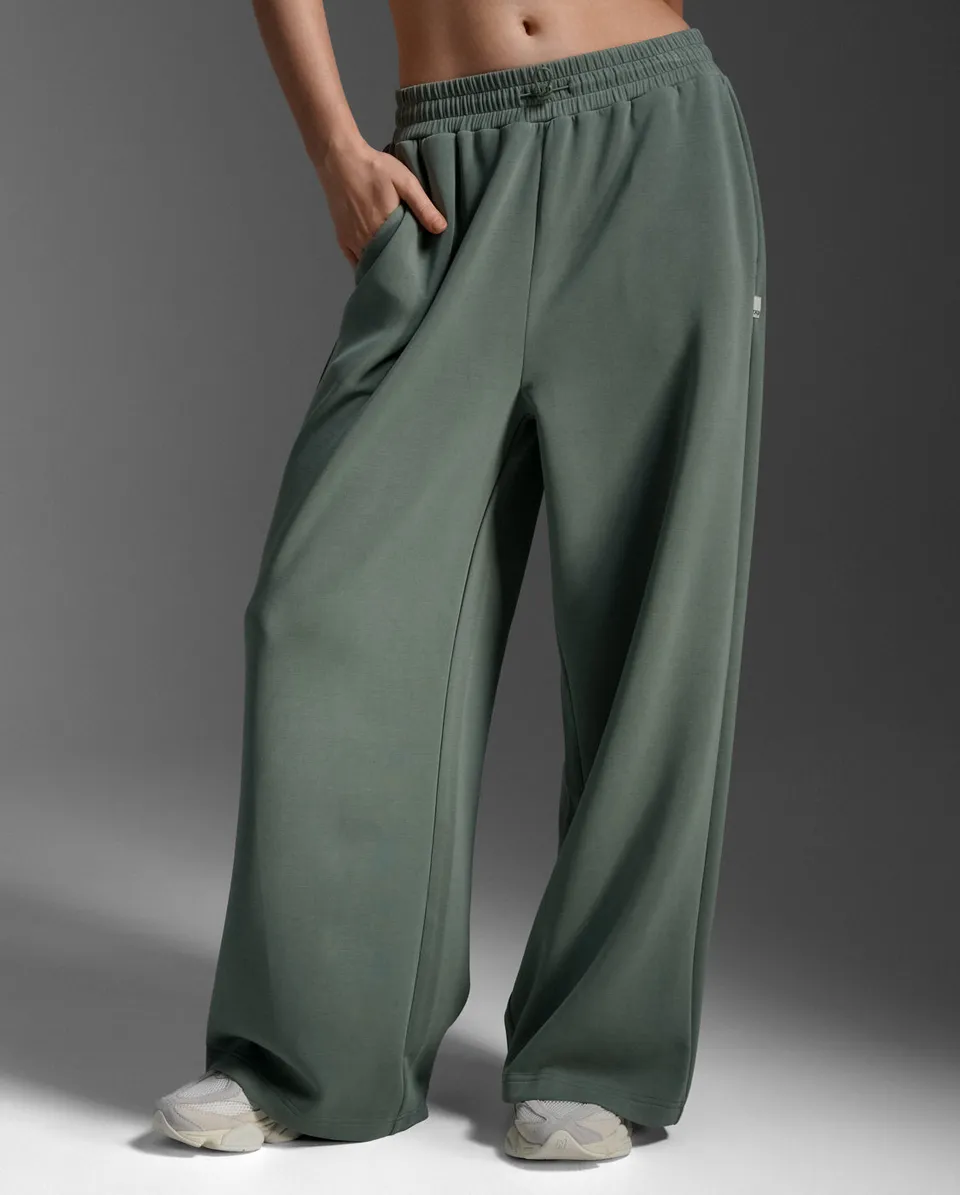 2xu-signature-wonderluxe-wide-leg-hose-damen-fern-modal image 1