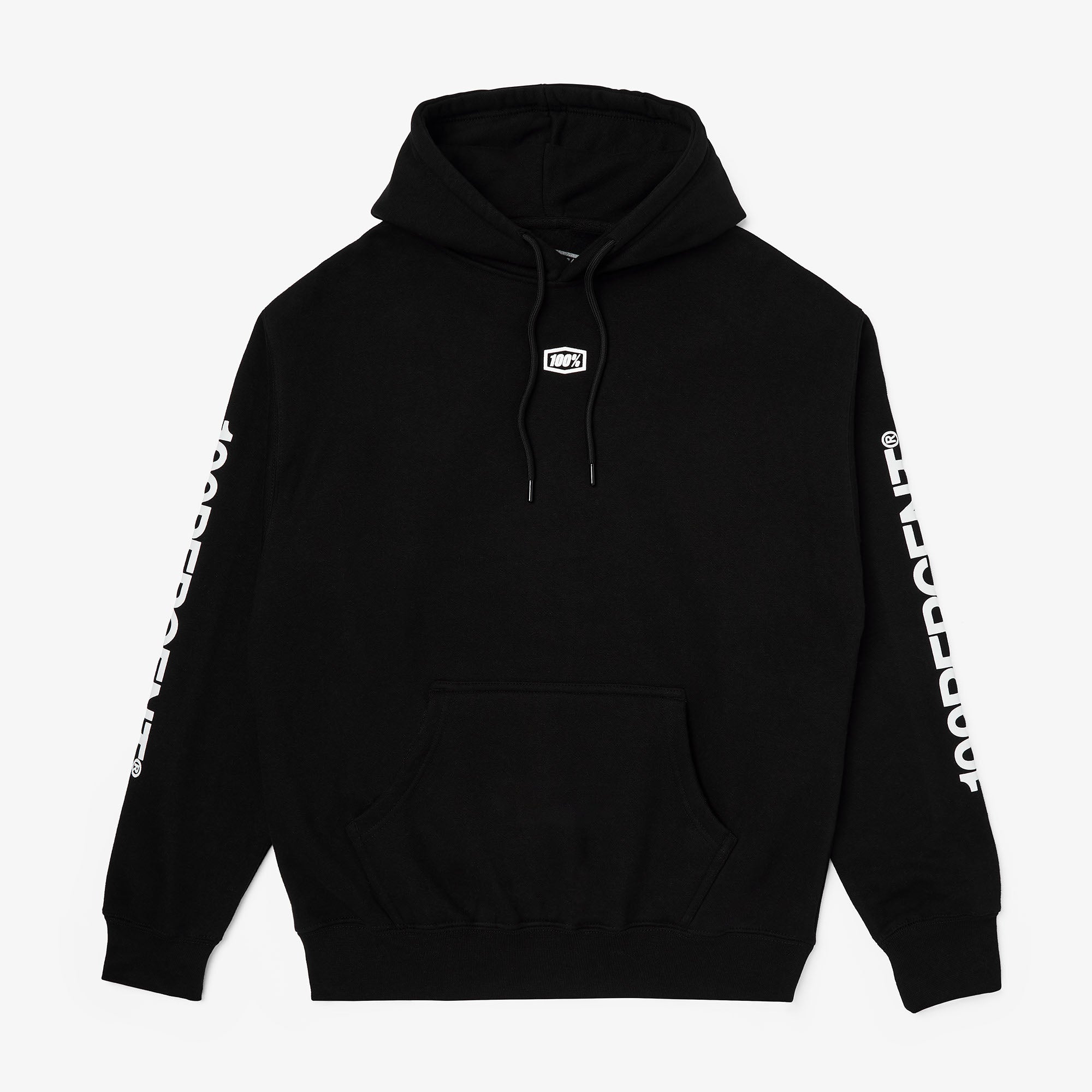 100-roots-pullover-hoodie-fleece-schwarz-kapuzenpulli image 1