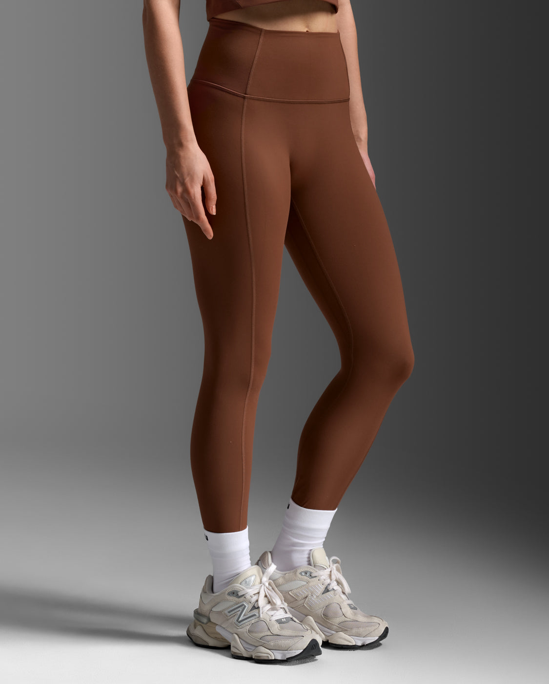 2xu-fluid-hi-rise-tights-damen-leggings-sepia image 4