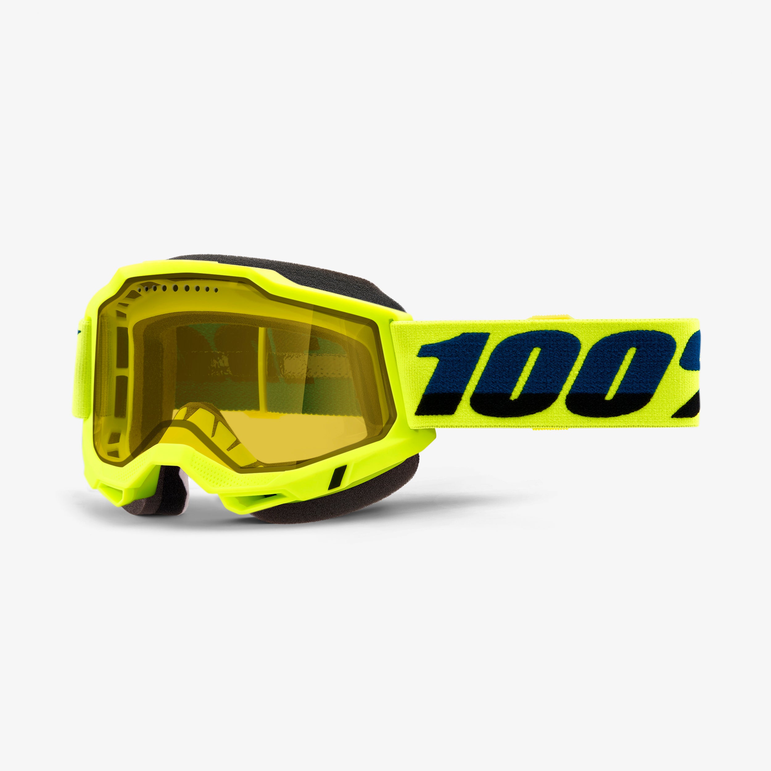 100-accuri-2-snowmobile-brille-neon-yellow-mirror image 2