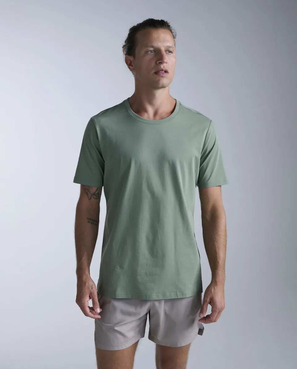 2xu-motion-cotton-flex-tee-herren-fern-baumwolle image 1