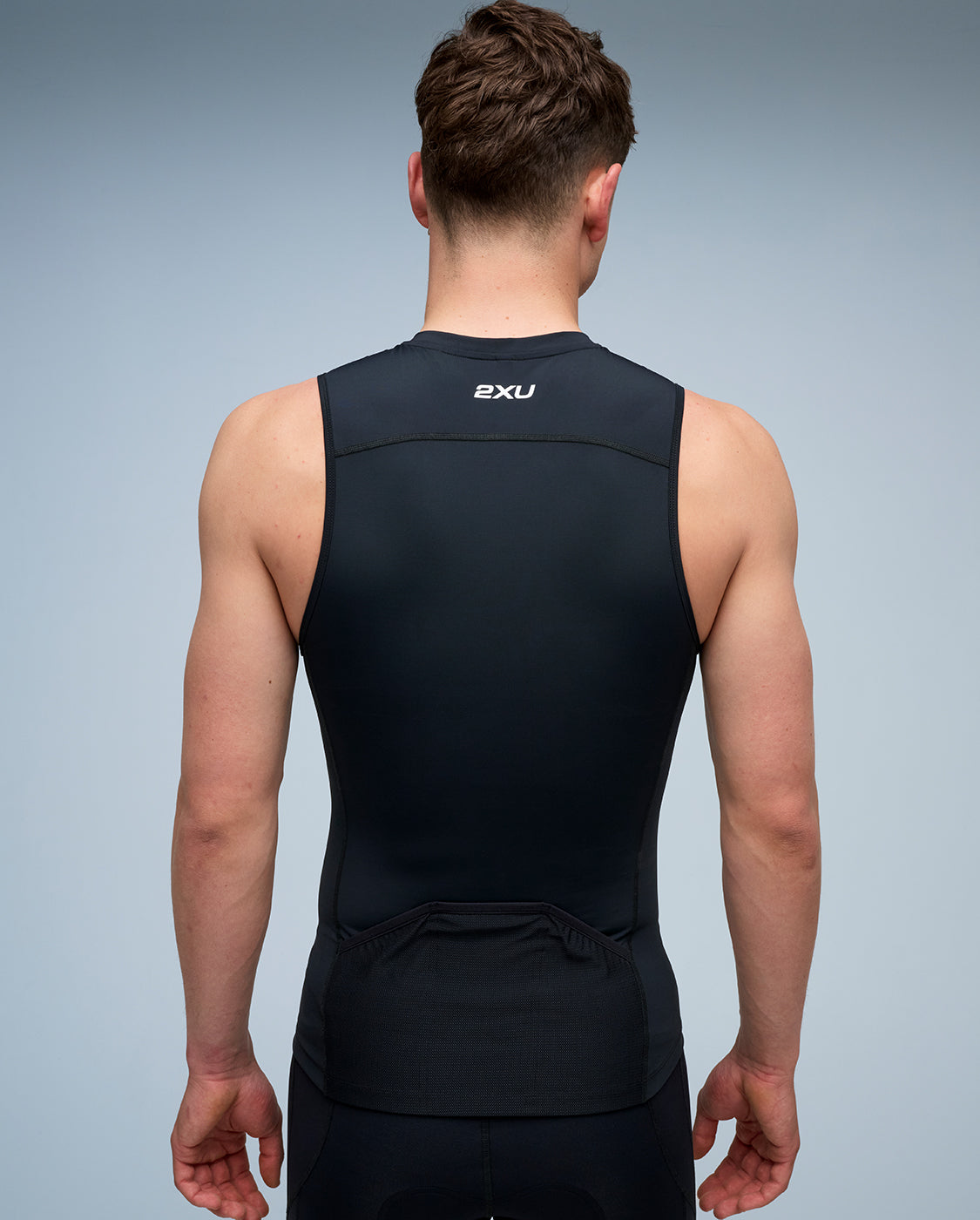 2xu-core-tri-tank-tri-top-herren-schwarz-fitted image 2