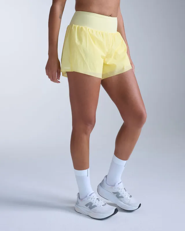 2xu-aero-hi-rise-2-in-1-3-inch-shorts-lemon-ice image 1