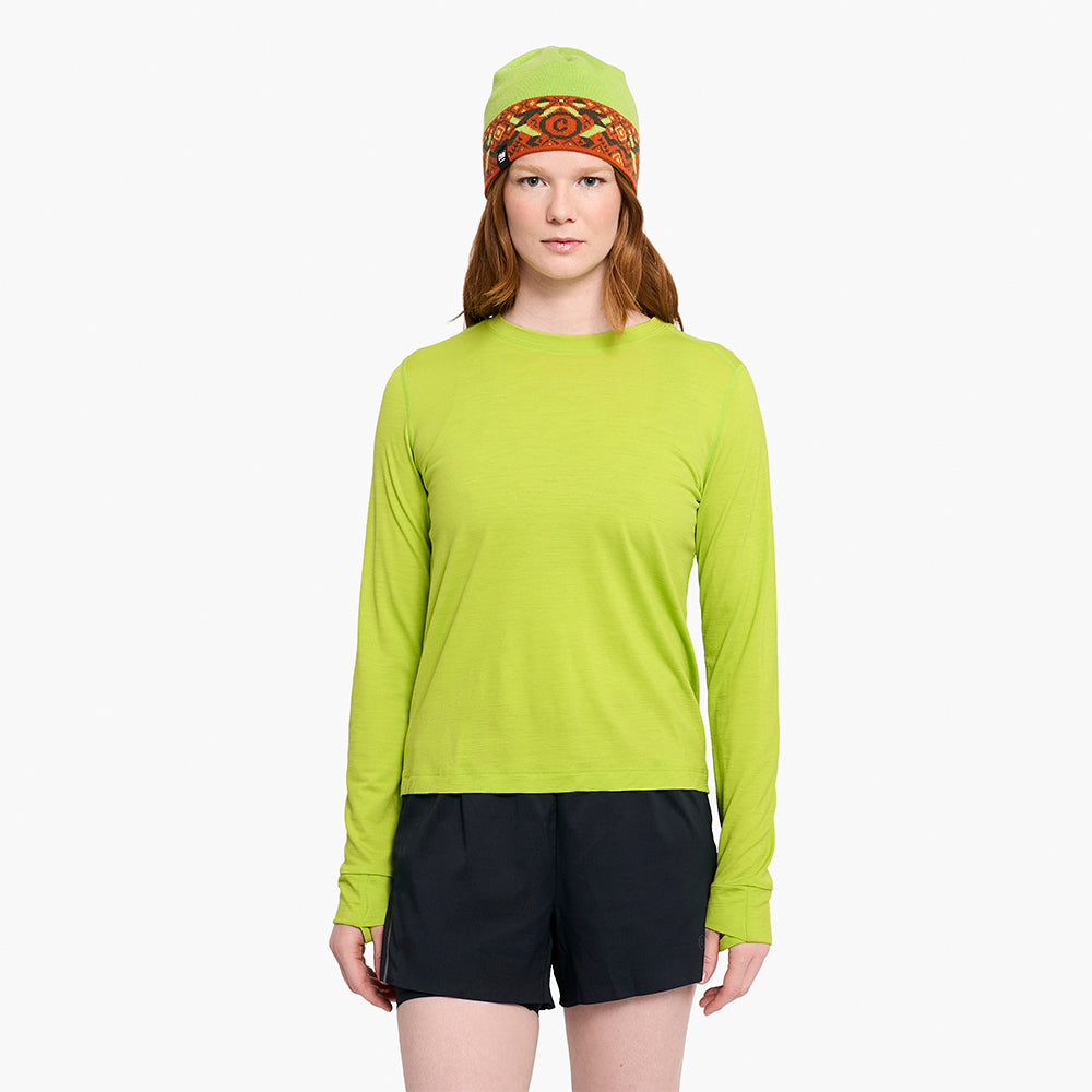 ciele-w-hlslongsleeve-laufshirt-lime-green-langarm image 2