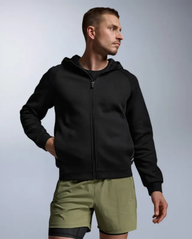2xu-24-7-commute-full-zip-hoodie-herren-schwarz-fleece image 1