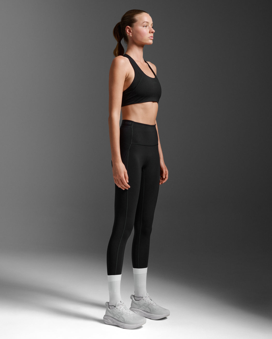 2xu-form-stash-hi-rise-tights-damen-black-no-logo image 2