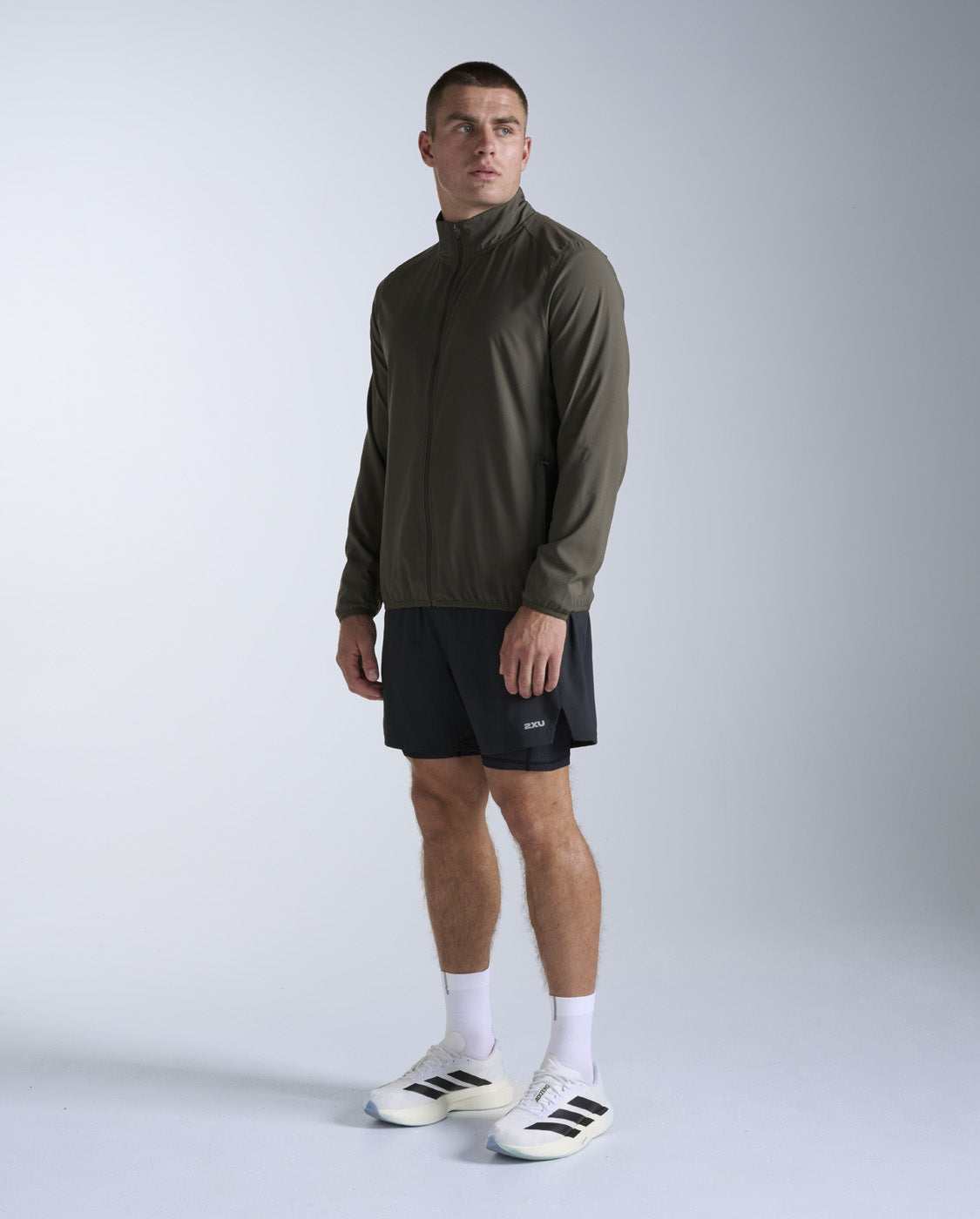 2xu-aero-jacket-laufjacke-flint-black-reflective image 4