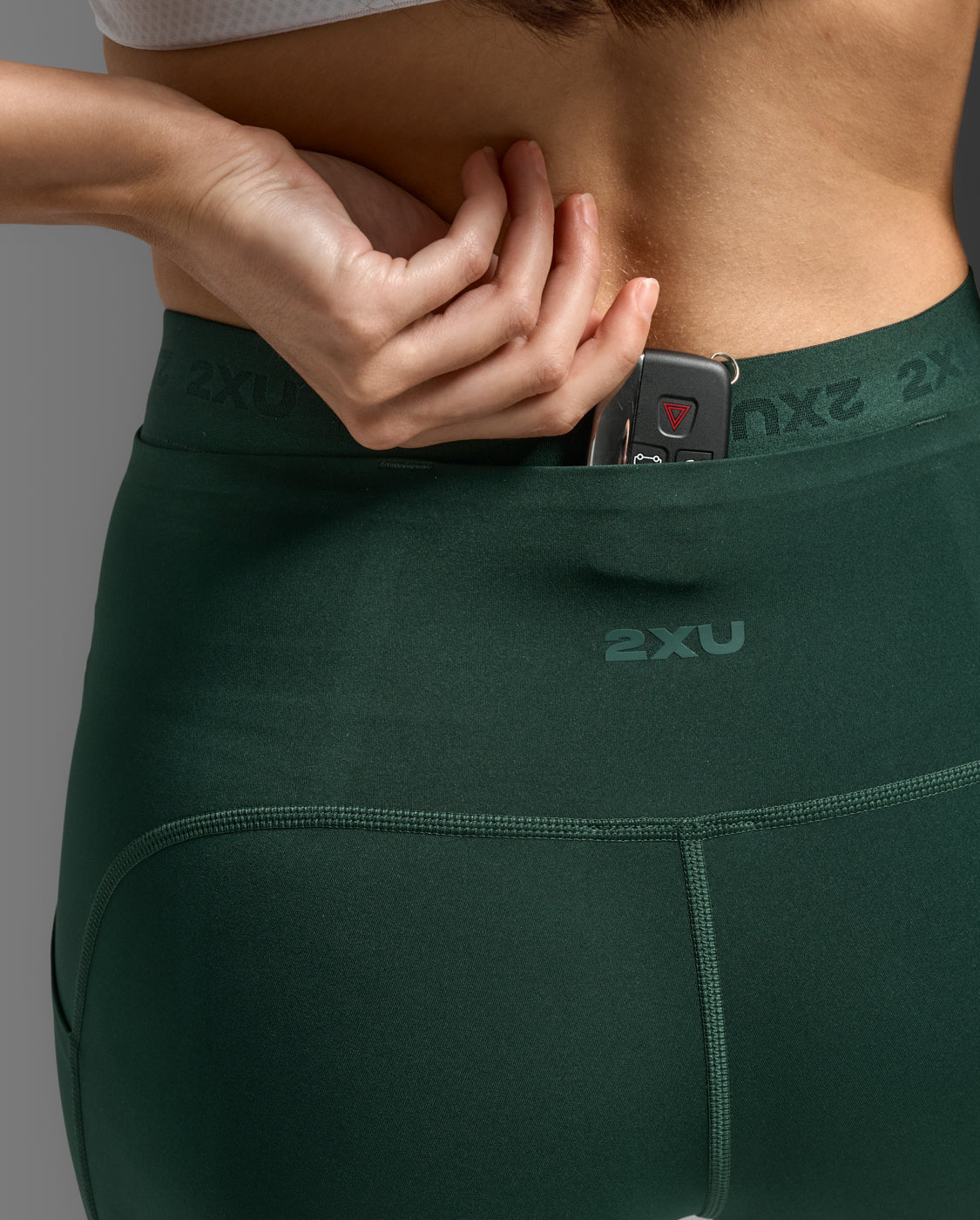 2xu-form-stash-7-8-tights-damen-leggings-ever-green image 8