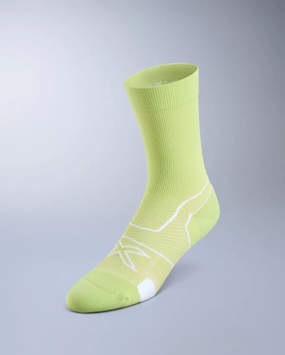 2xu-vectr-cushion-crew-kompressionssocken-matcha image 1