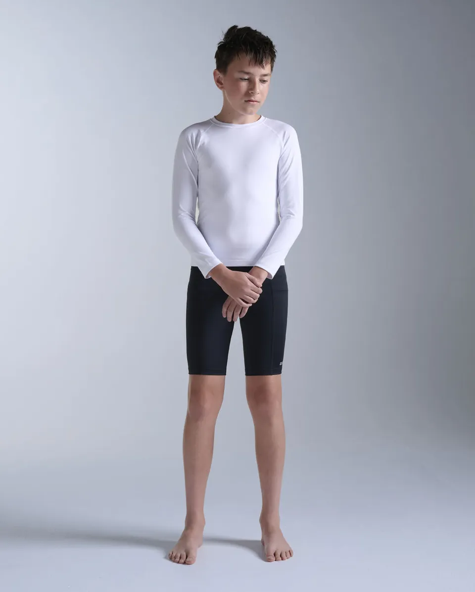 2xu-core-youth-compression-langarmshirt-wei-kinder image 1