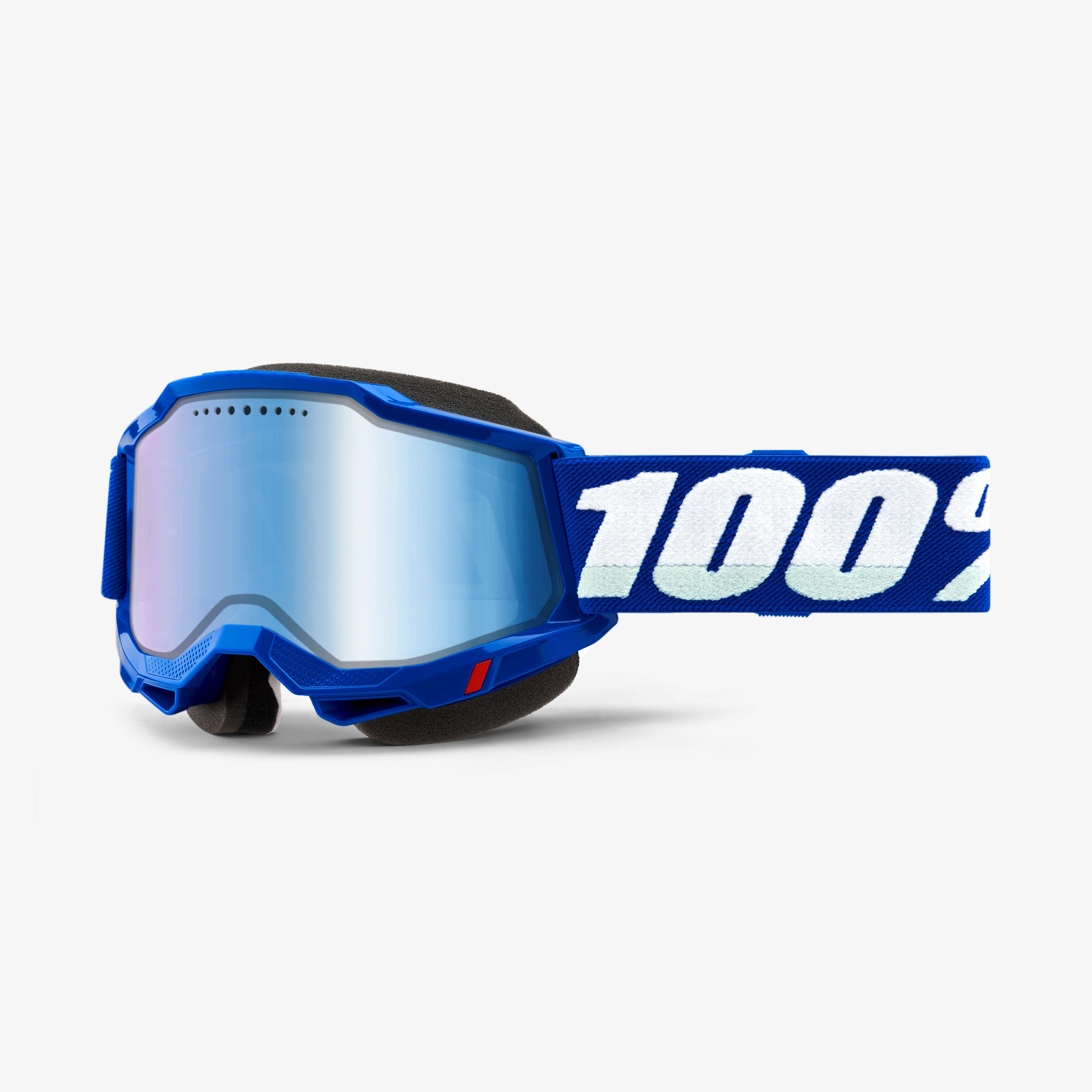 100-accuri-2-snowmobile-goggle-blue-mirror-skibrille-gelb image 1
