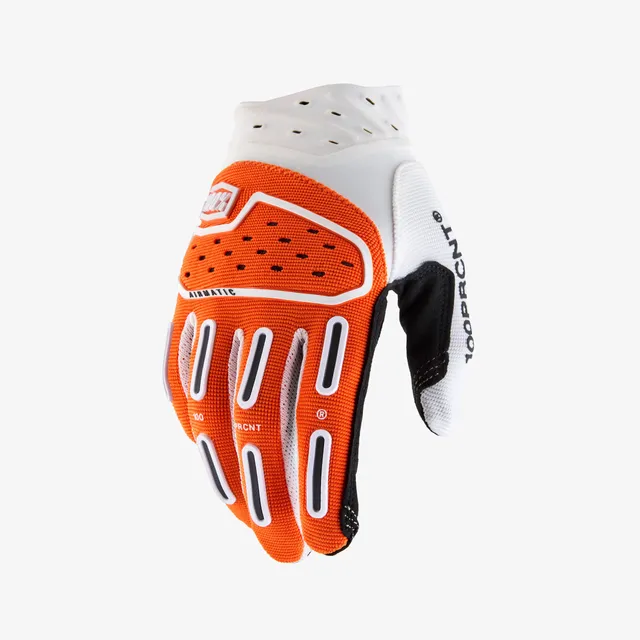 100-airmatic-2-handschuhe-orange-mtb-fingerhandschuhe image 1