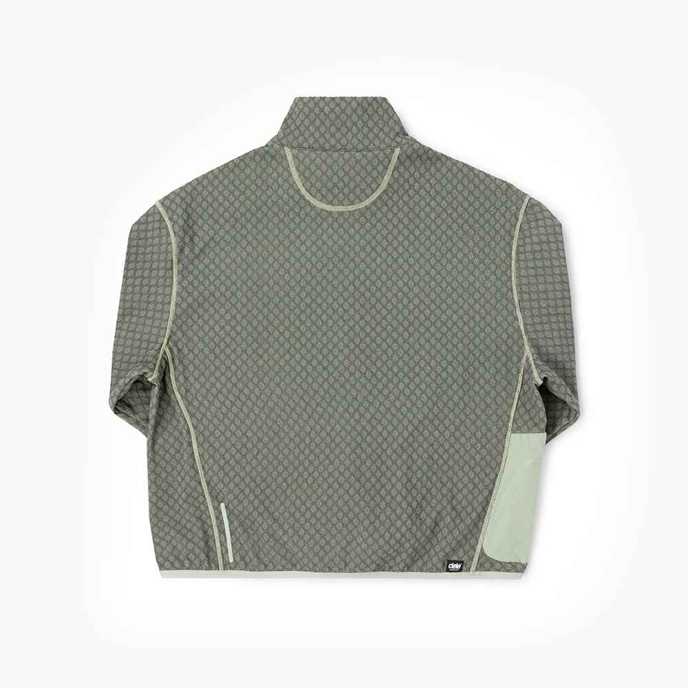 ciele-w-vlvhalfzip-lightmoss-damen-laufpullover-fleece image 2