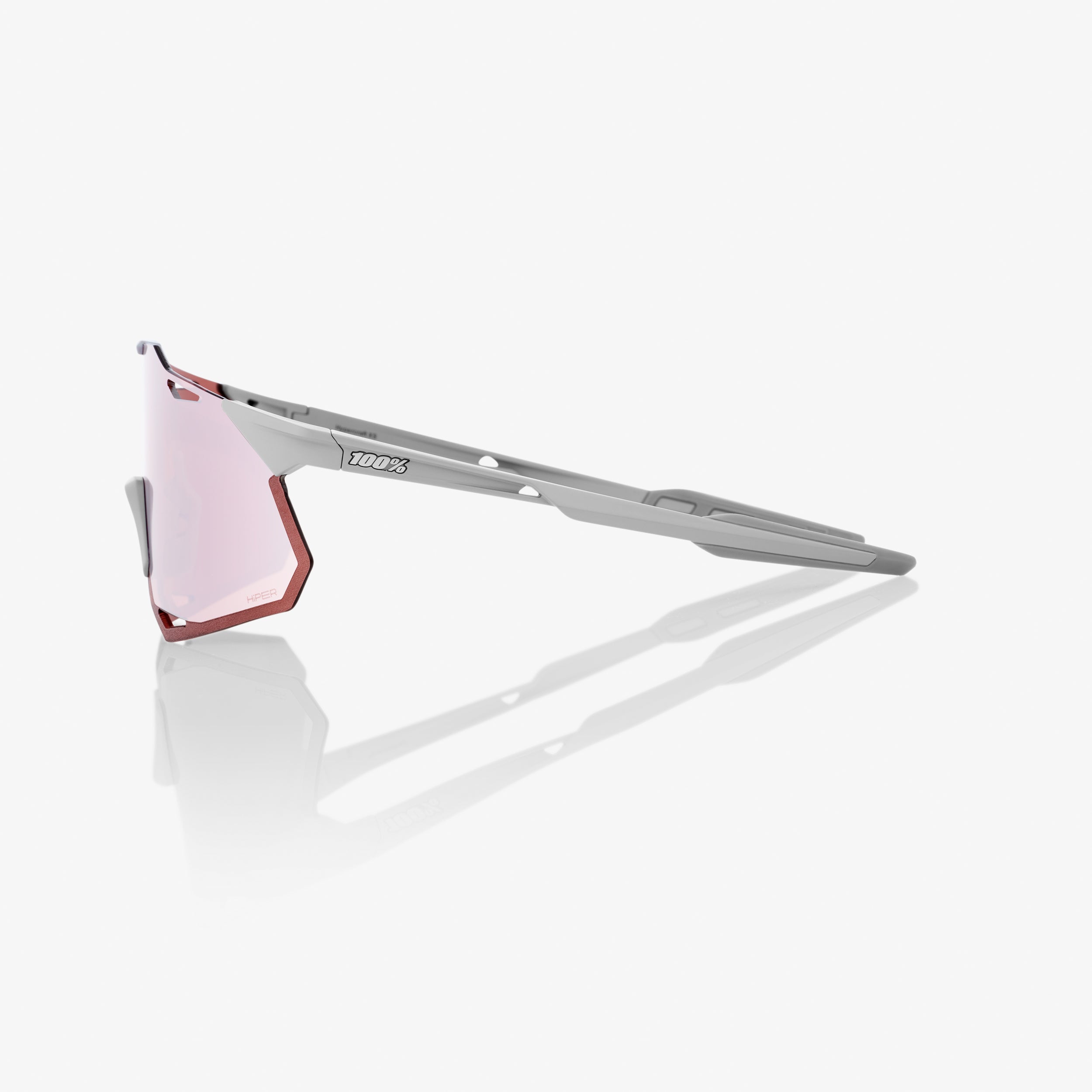 100-hypercraft-xs-sportbrille-stone-grey-crimson-mirror image 3