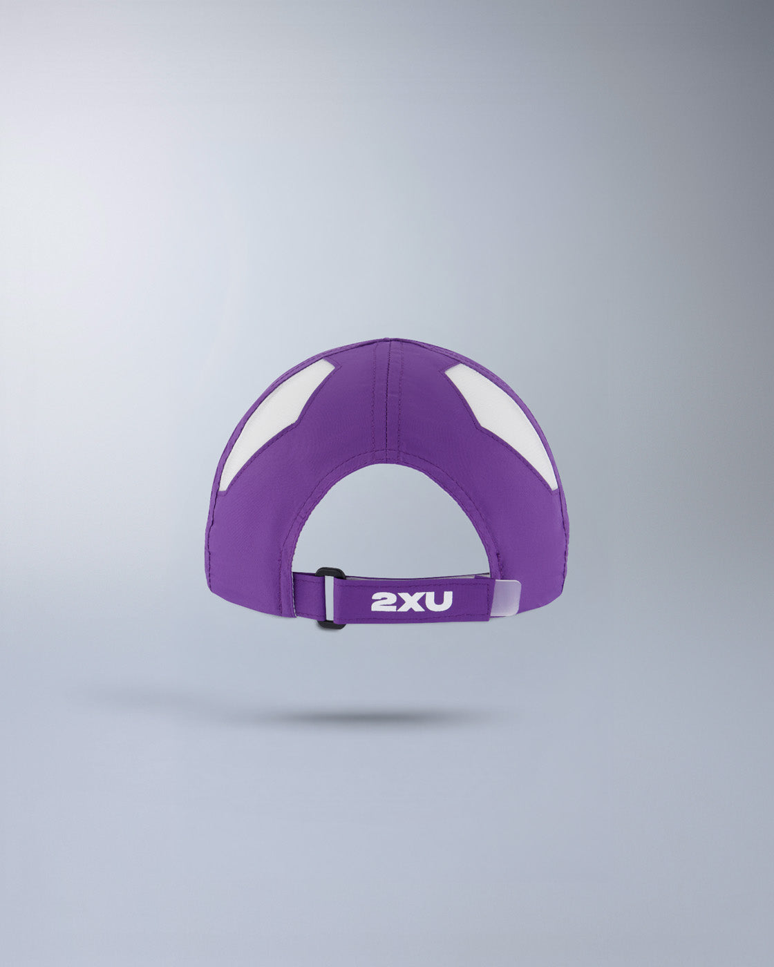 2xu-aero-run-cap-laufcap-purple-flash-white-atmungsaktiv image 3