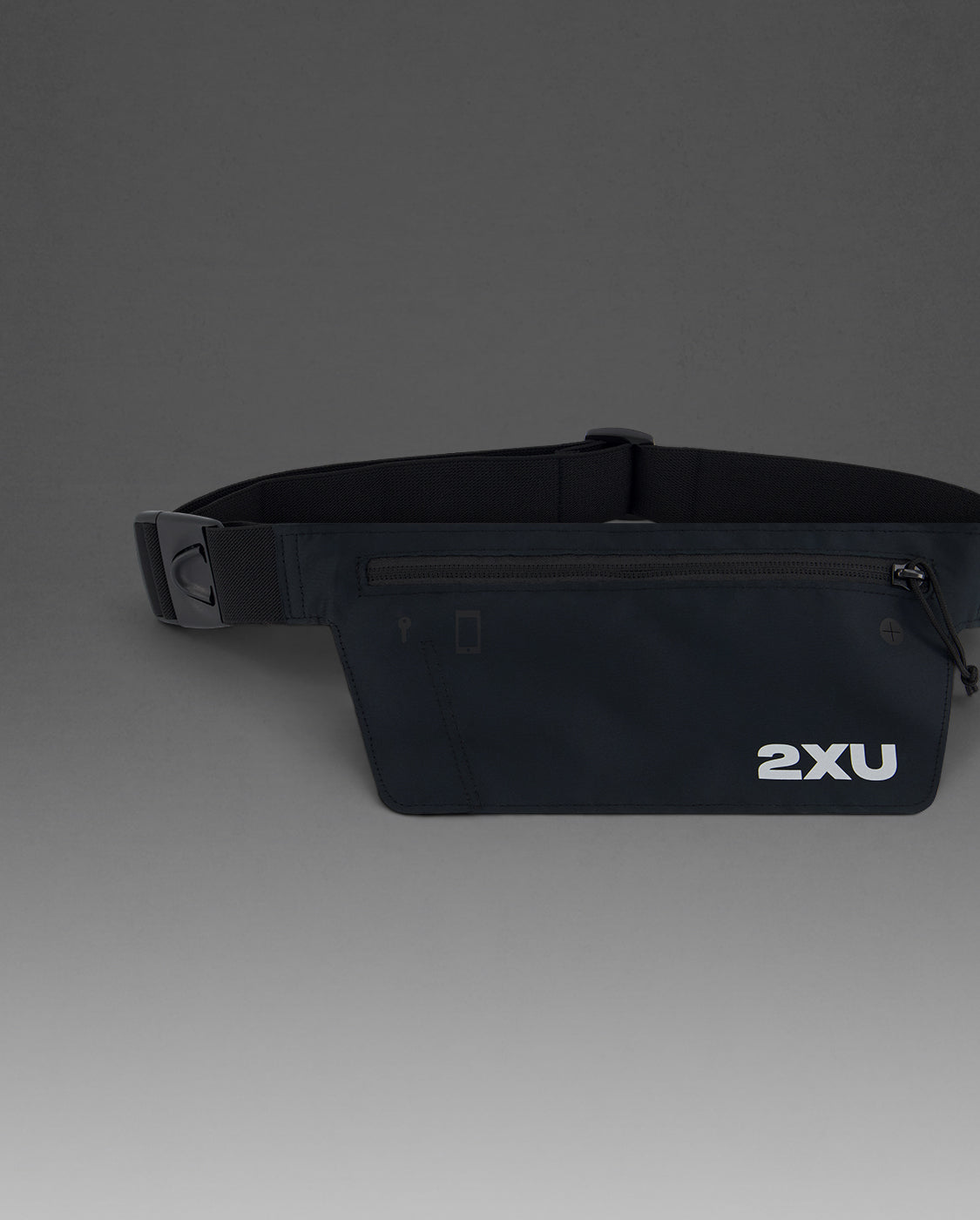 2xu-slim-run-belt-laufg-rtel-schwarz-unisex image 8