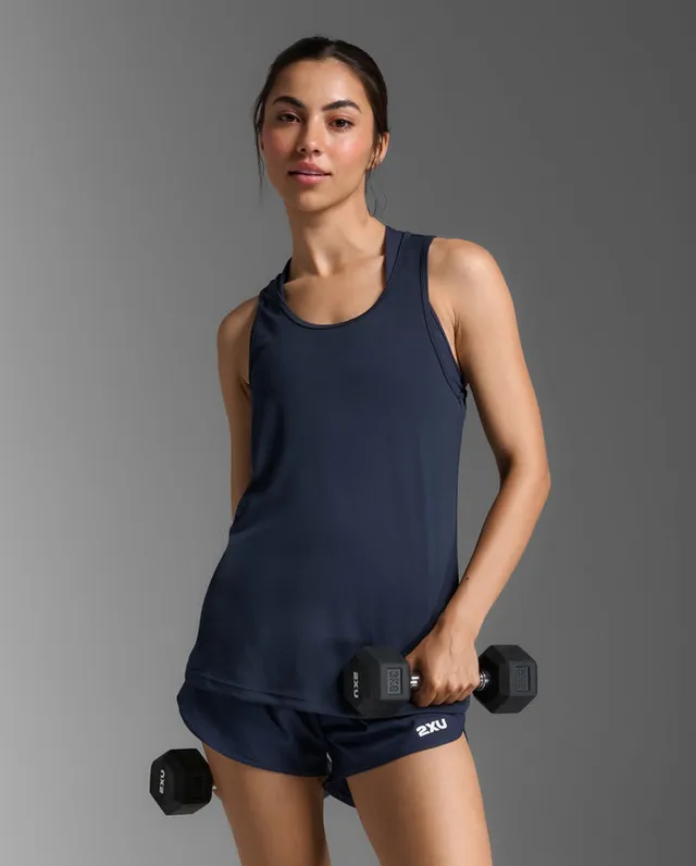 2xu-motion-aspire-singlet-top-damen-midnight-white image 1