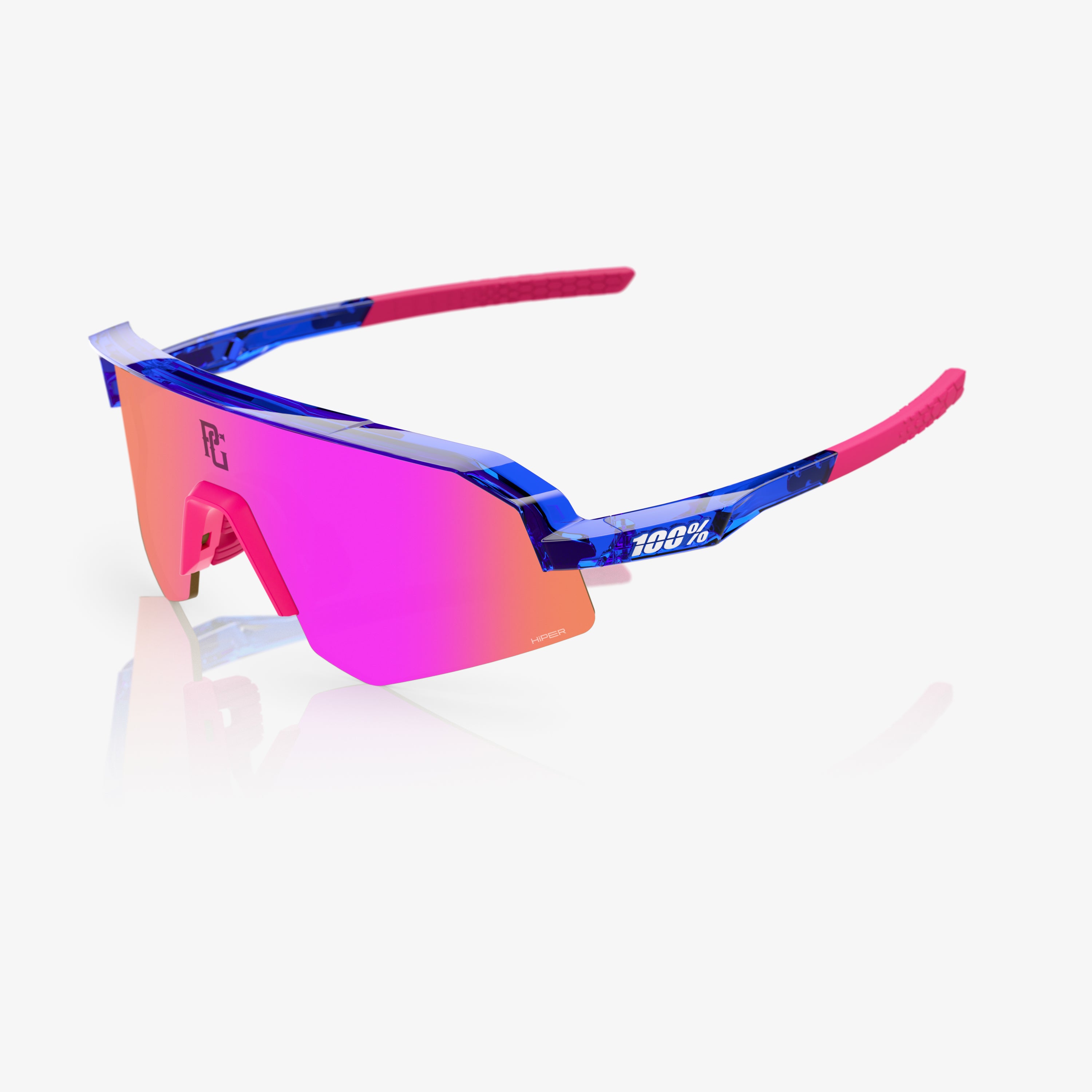 100-slendale-youth-sonnenbrille-blau-vital-pink-mirror image 1