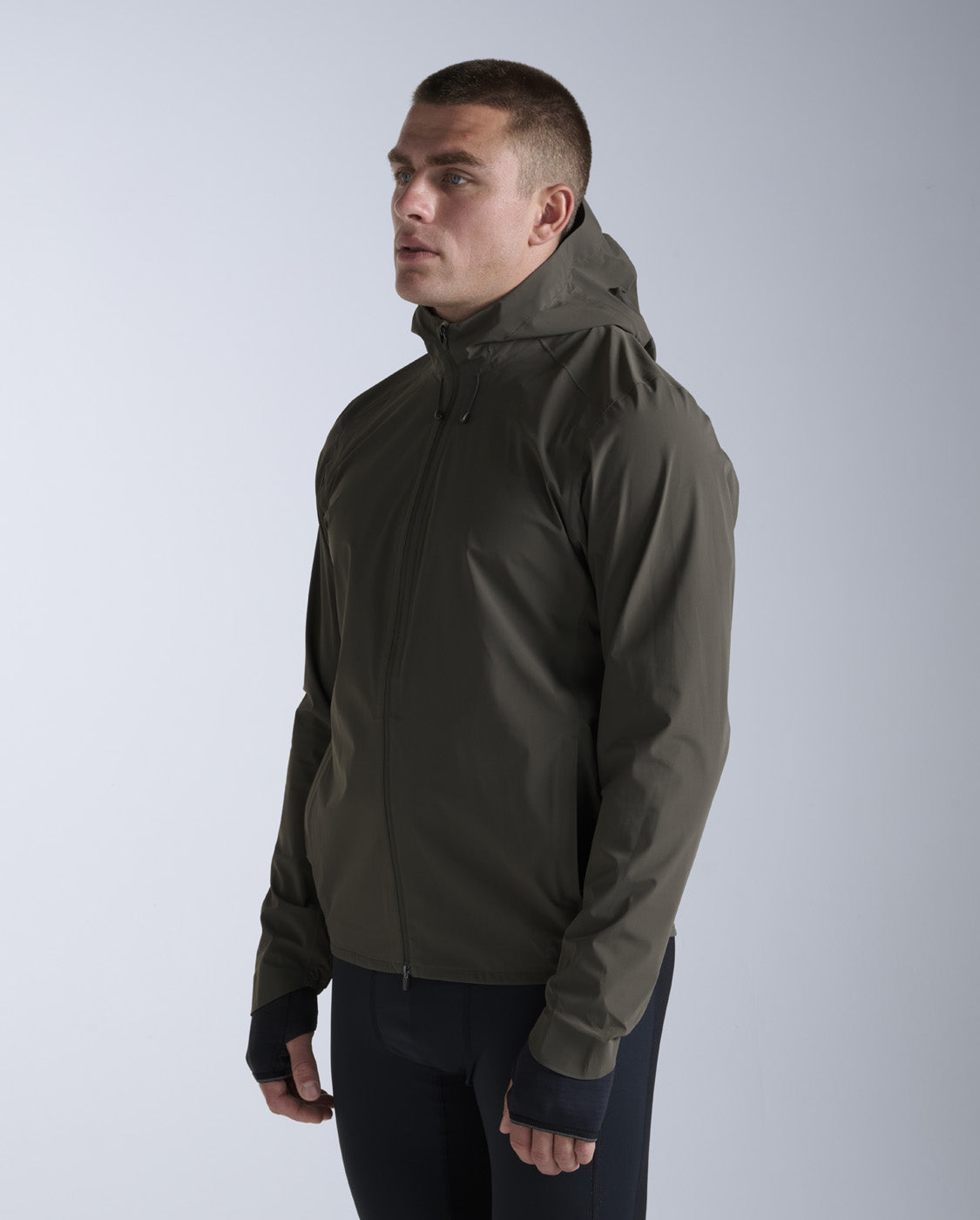 2xu-ignition-shield-laufjacke-herren-flint-black-wasserdicht image 2