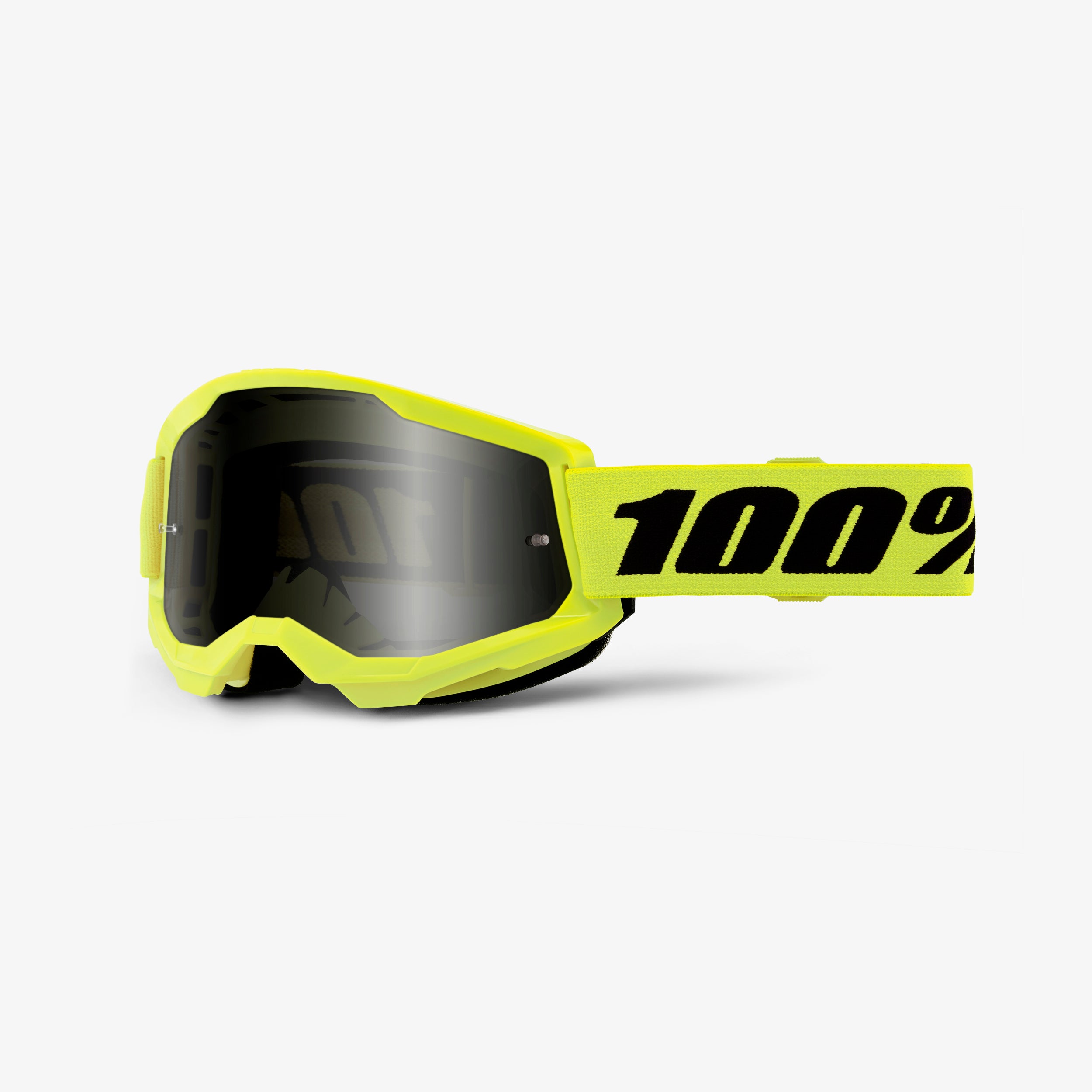 100-strata-2-sand-motocross-brille-neon-yellow-smoke image 1