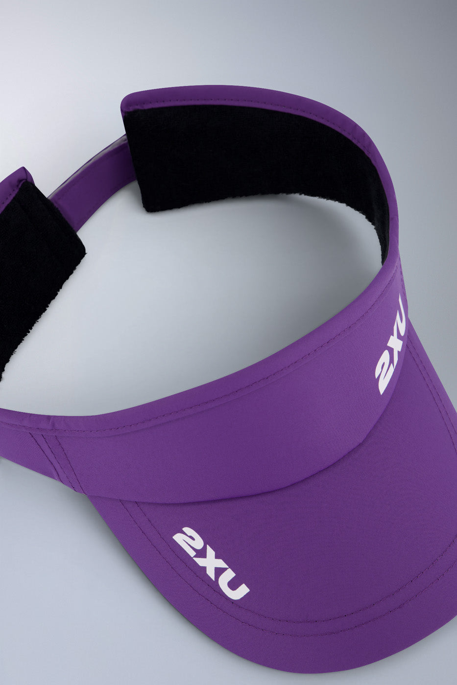 2xu-aero-run-visor-laufvisor-purple-flash-verstellbar image 4