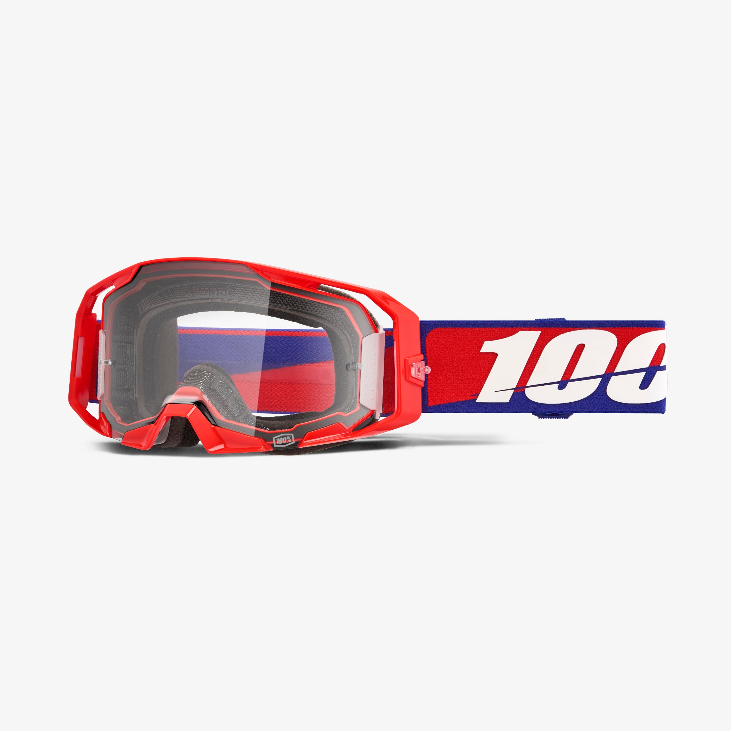 100-armatic-mtb-goggle-mirror-blue-clear image 2