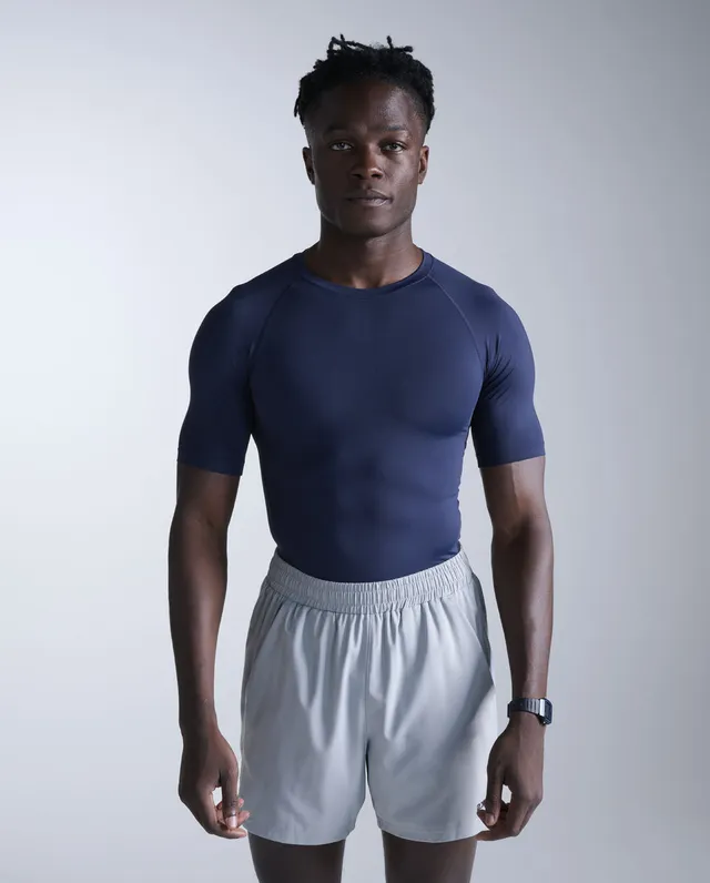 2xu-core-compression-short-sleeve-kompressionsshirt-navy-herren image 1