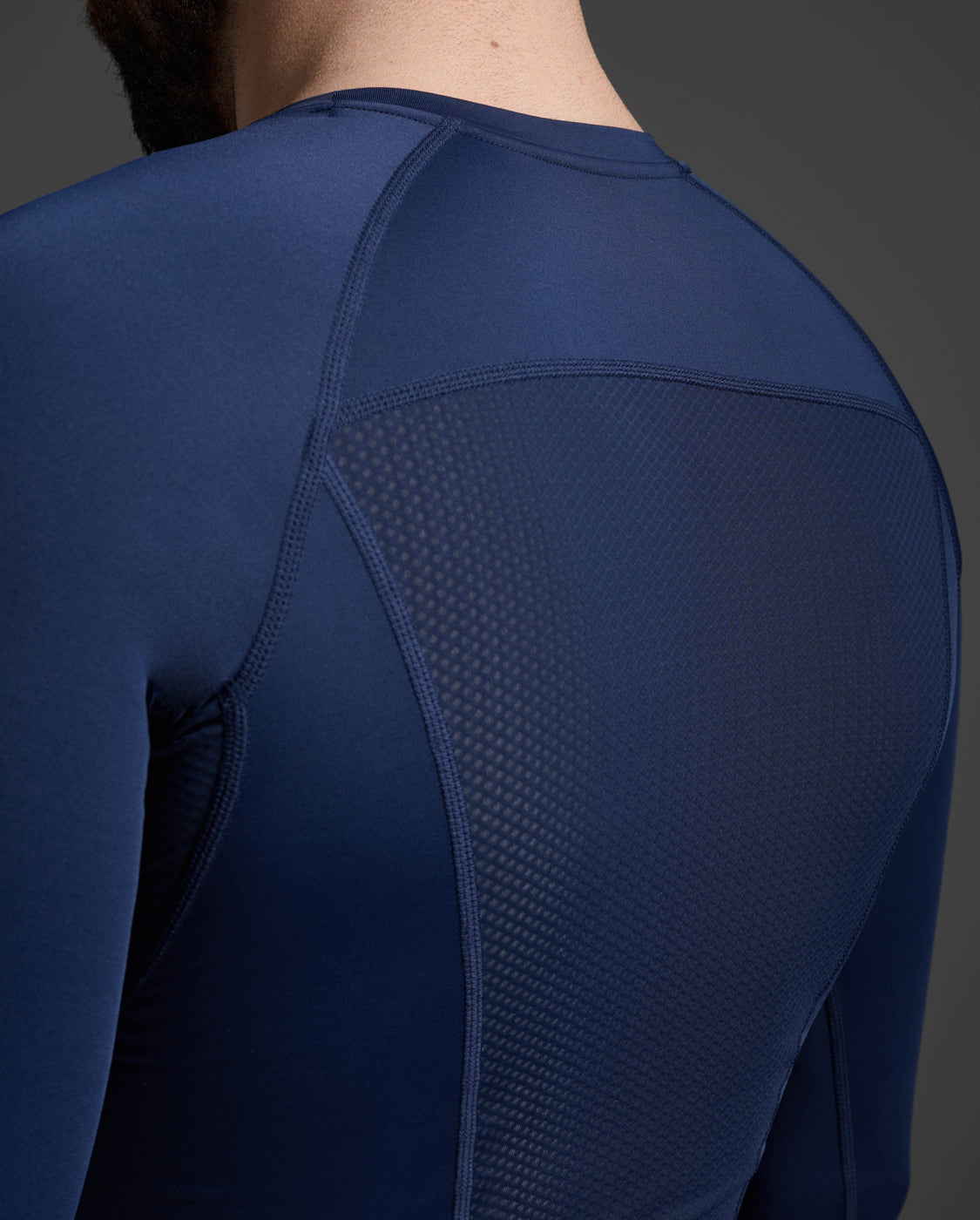 2xu-core-compression-long-sleeve-kompressionsshirt-navy image 5