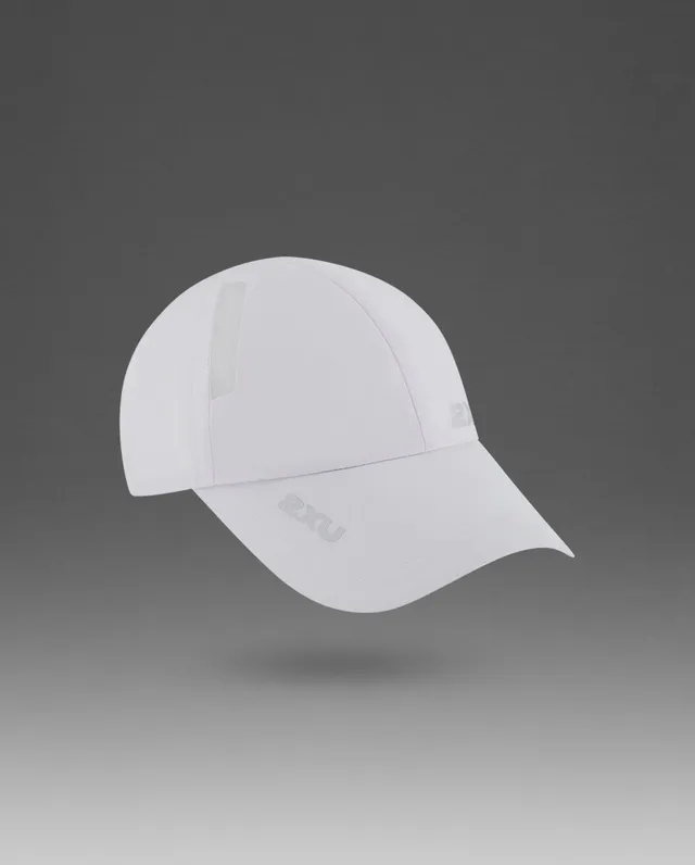 2xu-aero-run-cap-laufkappe-wei-white-white-leicht image 1