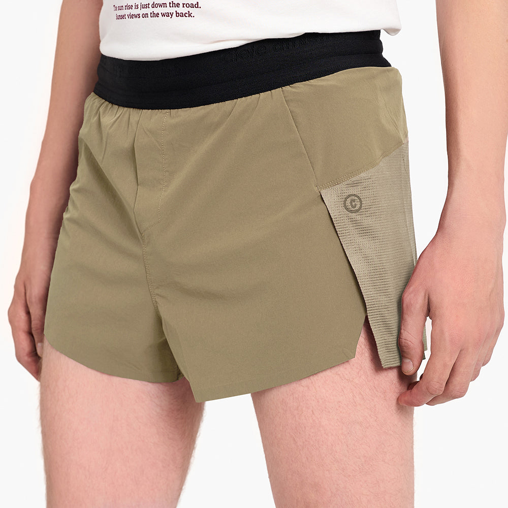 ciele-icnshort-herren-laufshorts-3-canvas-beige image 2