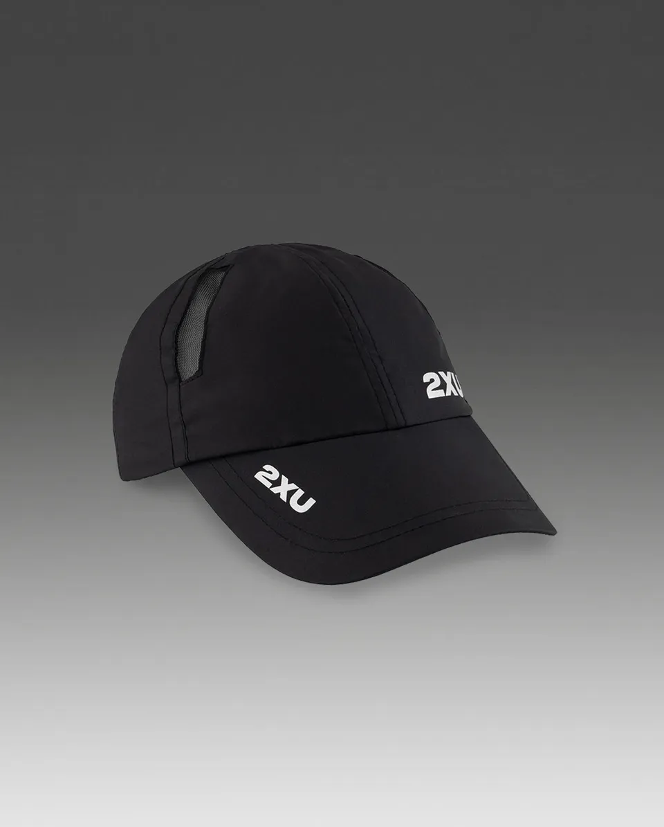 2xu-aero-run-cap-laufm-tze-schwarz-osfa image 1