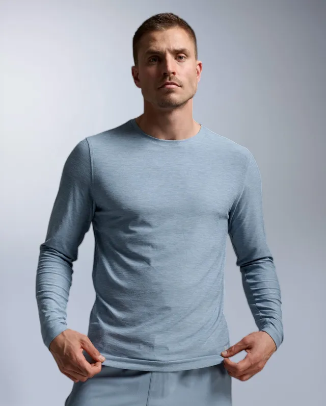 2xu-signature-long-sleeve-langarmshirt-blue-shade-herren image 1