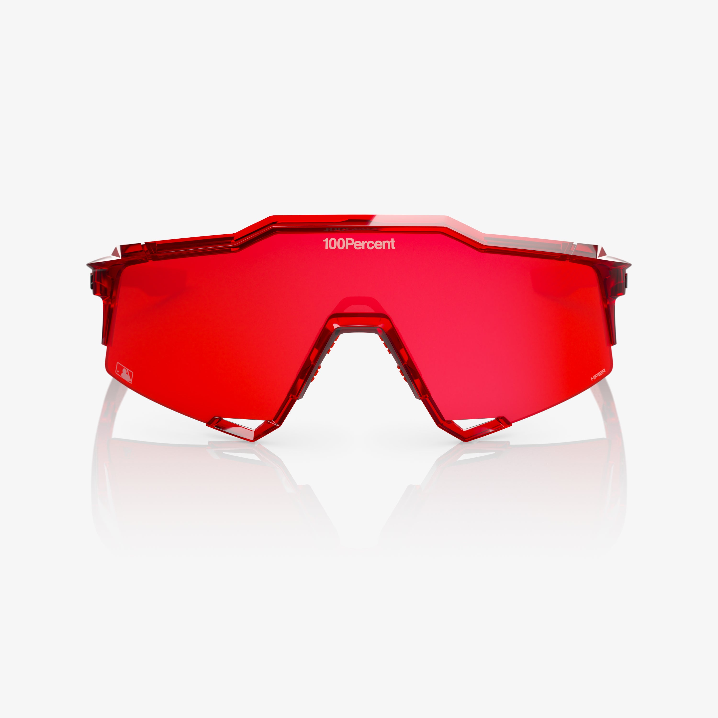 100-speedcraft-mlb-sonnenbrille-translucent-red-hiper-mirror image 2