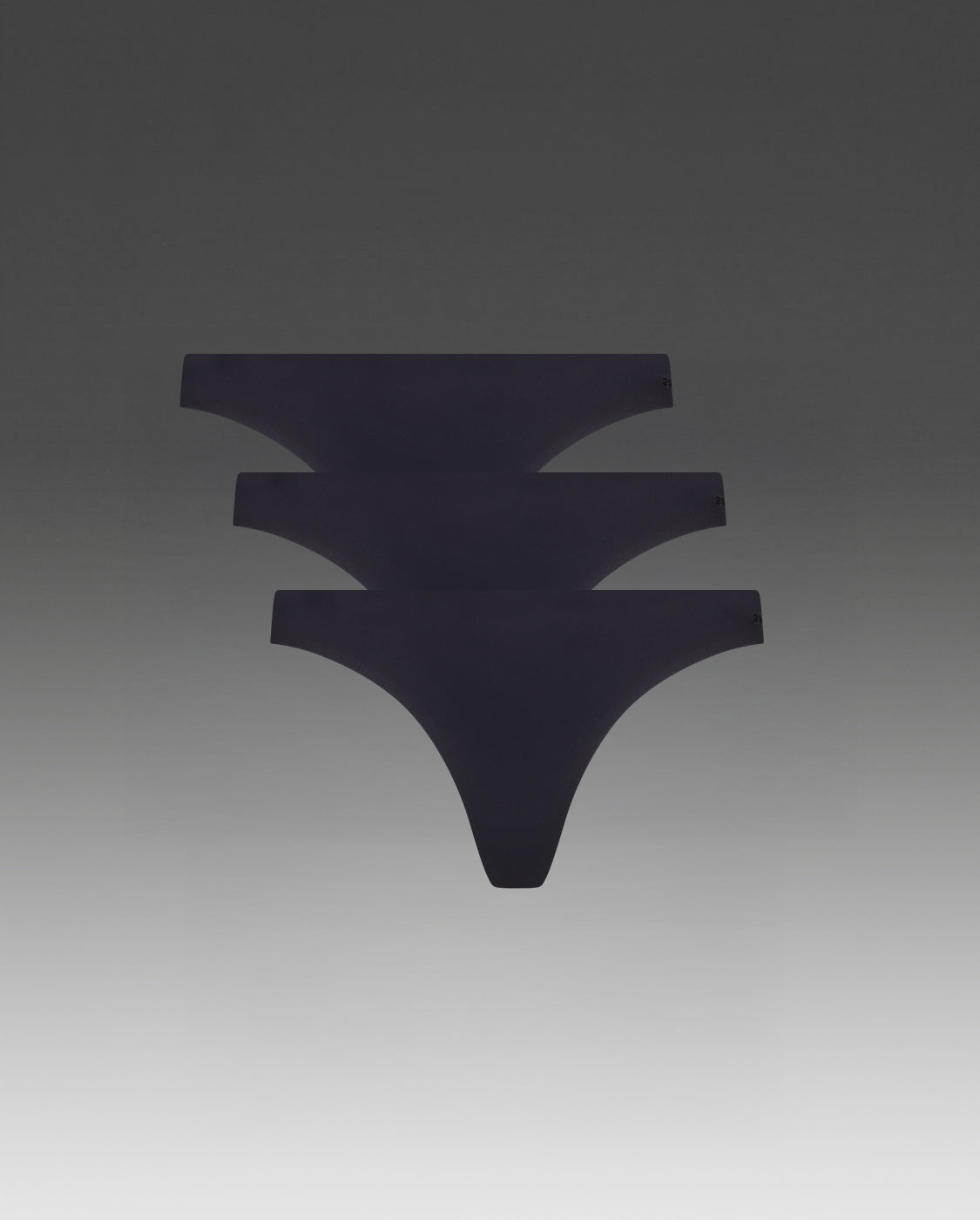 2xu-24-7-invisible-g-string-3-pack-damen-schwarz image 1