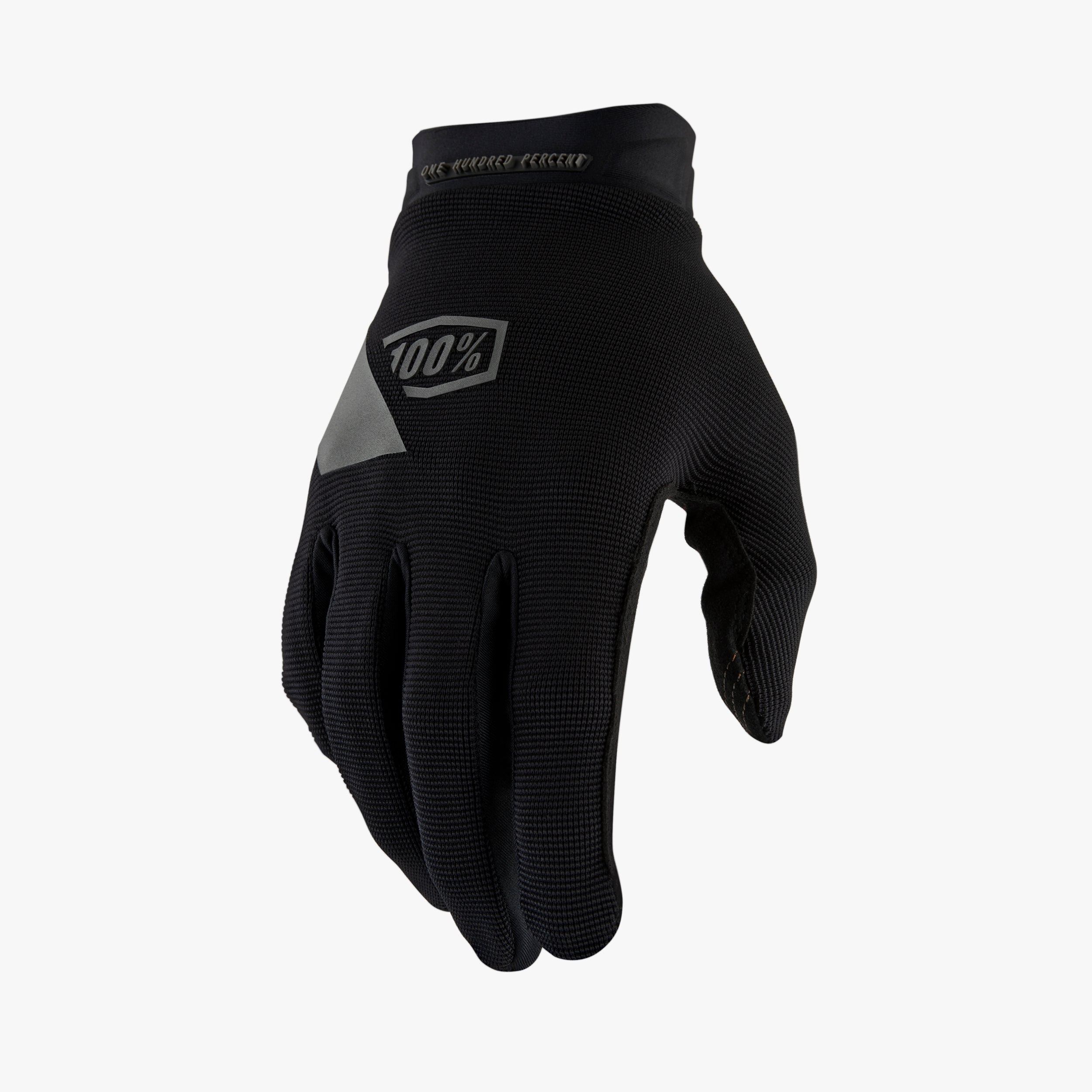 100-ridecamp-gel-fahrradhandschuhe-schwarz-gel-polster image 1