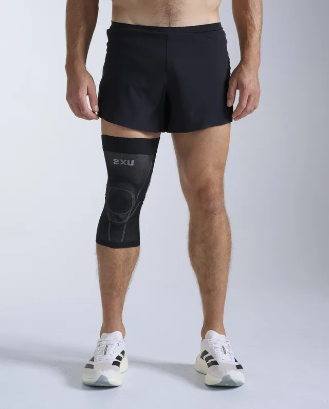 2xu-recovery-kniebandage-mit-fir-grau-schwarz-st-tze image 1