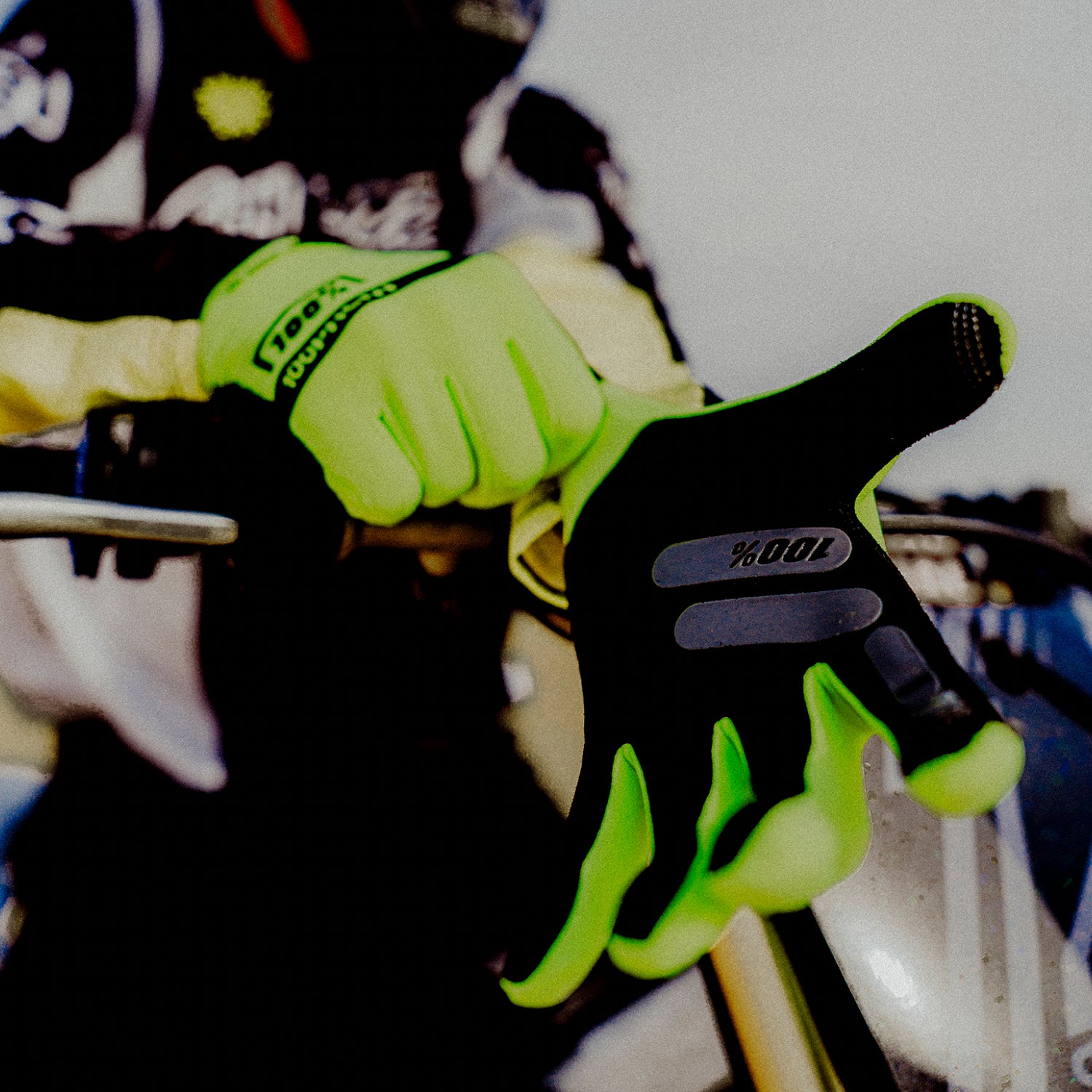 100-ridecamp-handschuhe-fluo-yellow-gr-s-2xl-mtb image 2