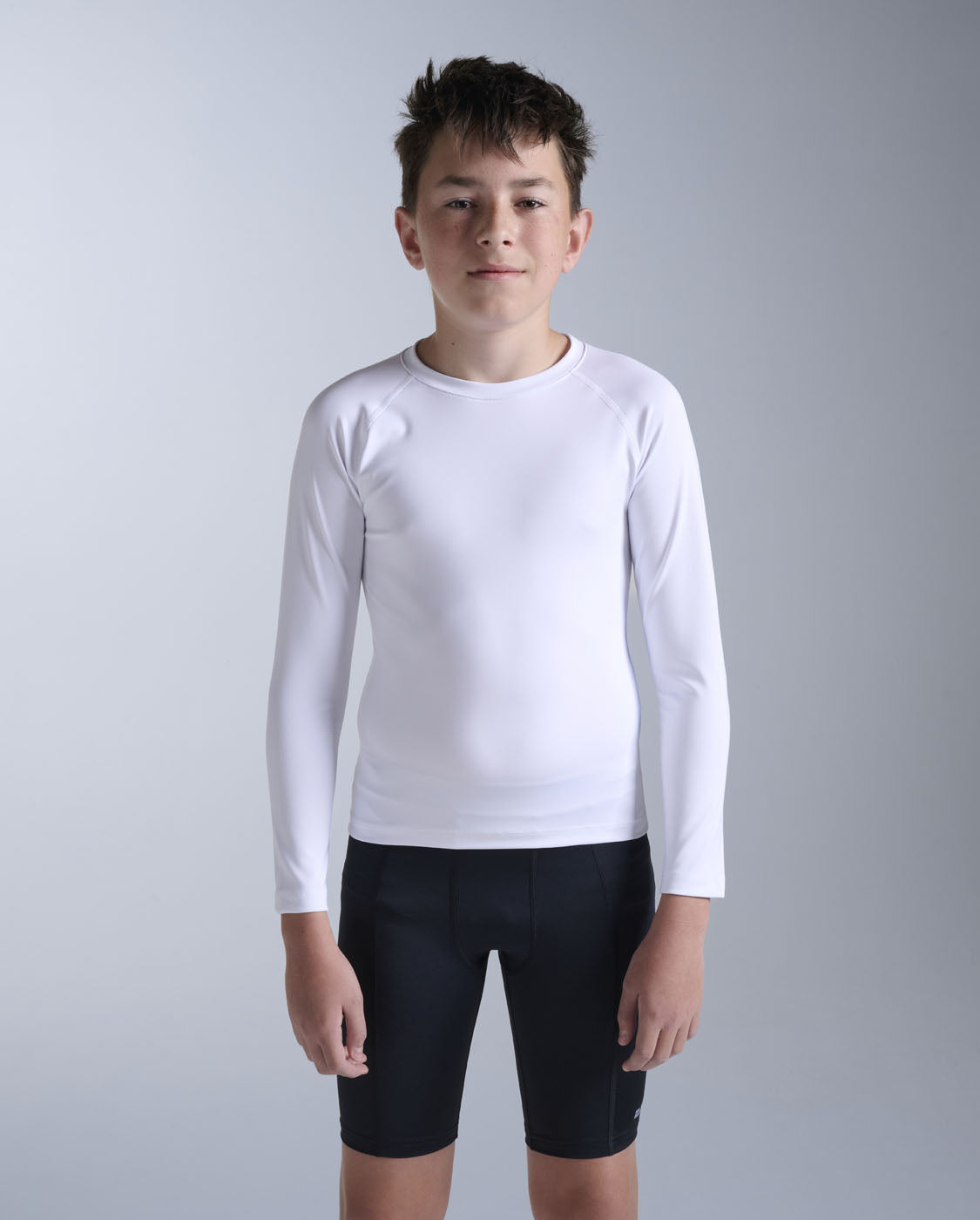 2xu-core-youth-compression-langarmshirt-wei-kinder image 3