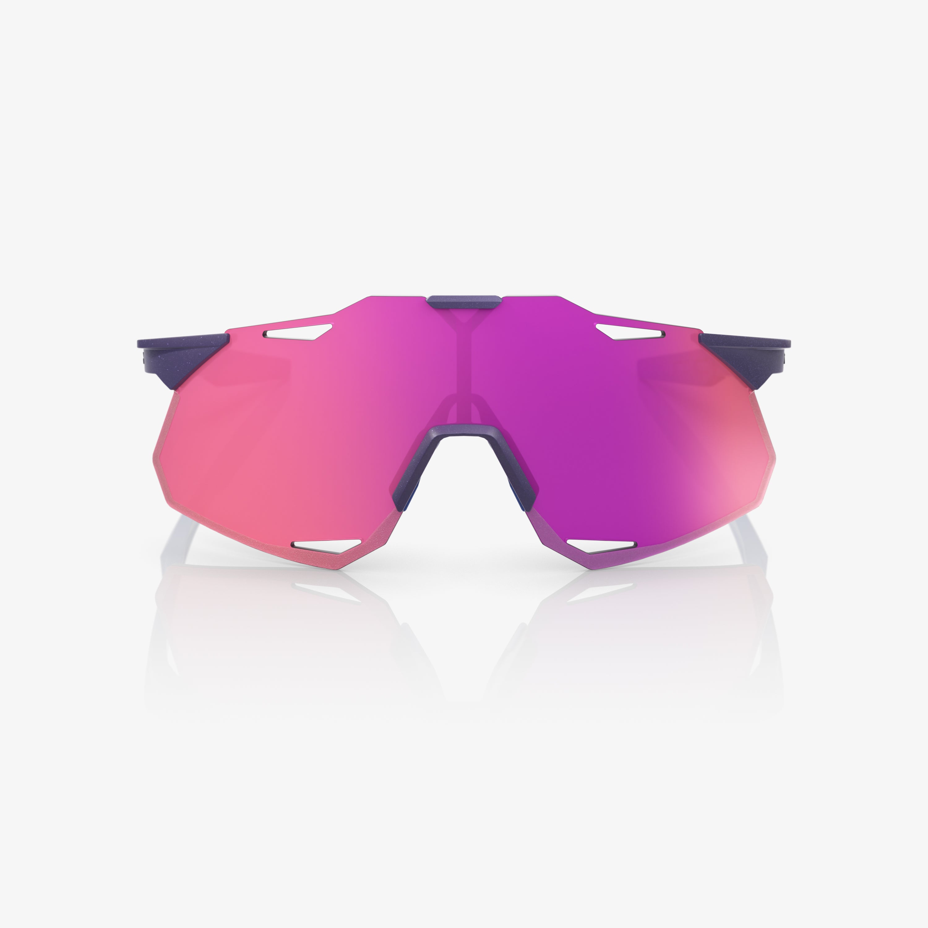 100-hypercraft-xs-sportbrille-satin-storm-metallic-purple-mirror image 2