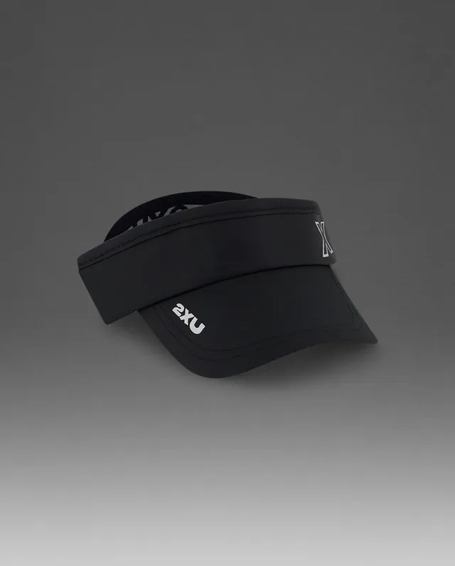 2xu-aero-performance-visor-unisex-black-leicht image 1