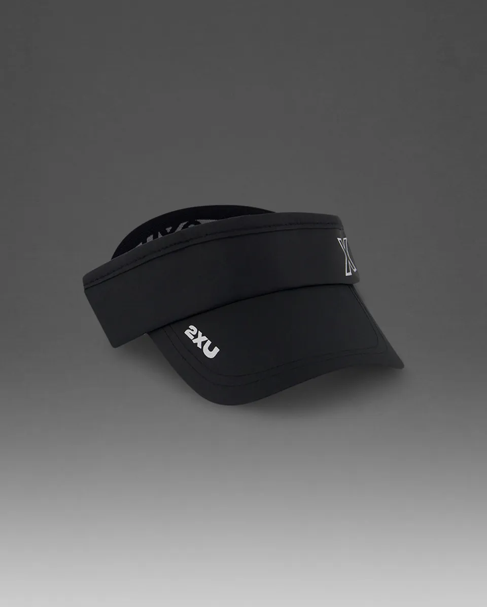 2xu-aero-performance-visor-unisex-black-leicht image 1