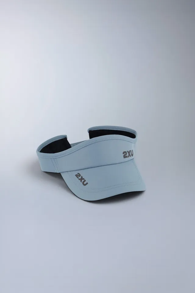 2xu-aero-run-visor-blue-shade-schwarz image 1